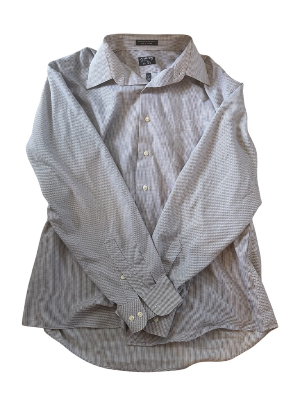 Arrow Grey Button Up Dress Shirt | Size XL